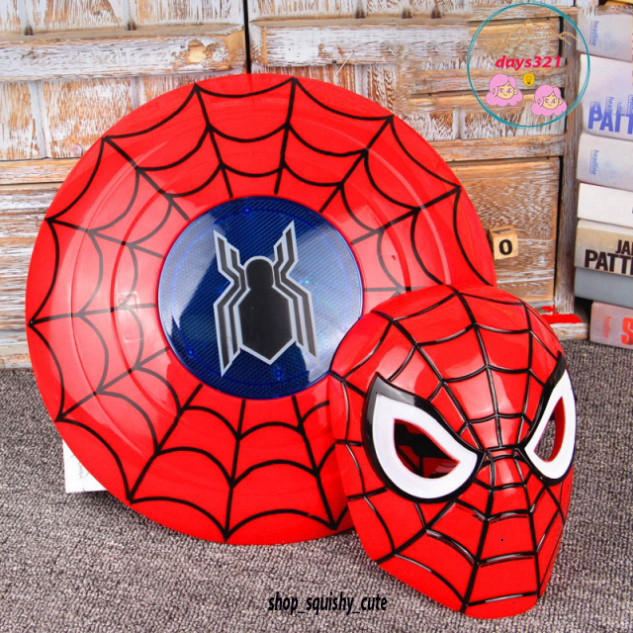 ชุดหน้ากากต่อสู้ SpiderMan และ SpiderMan ซูเปอร์ฮีโร่