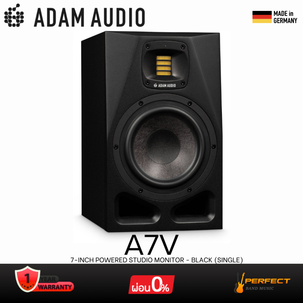 ลำโพงมอนิเตอร์ ADAM Audio A7V 7-inch Powered Studio Monitor - Black (Single) * กรุณาสอบถามก่อนสั่งซื้อ *