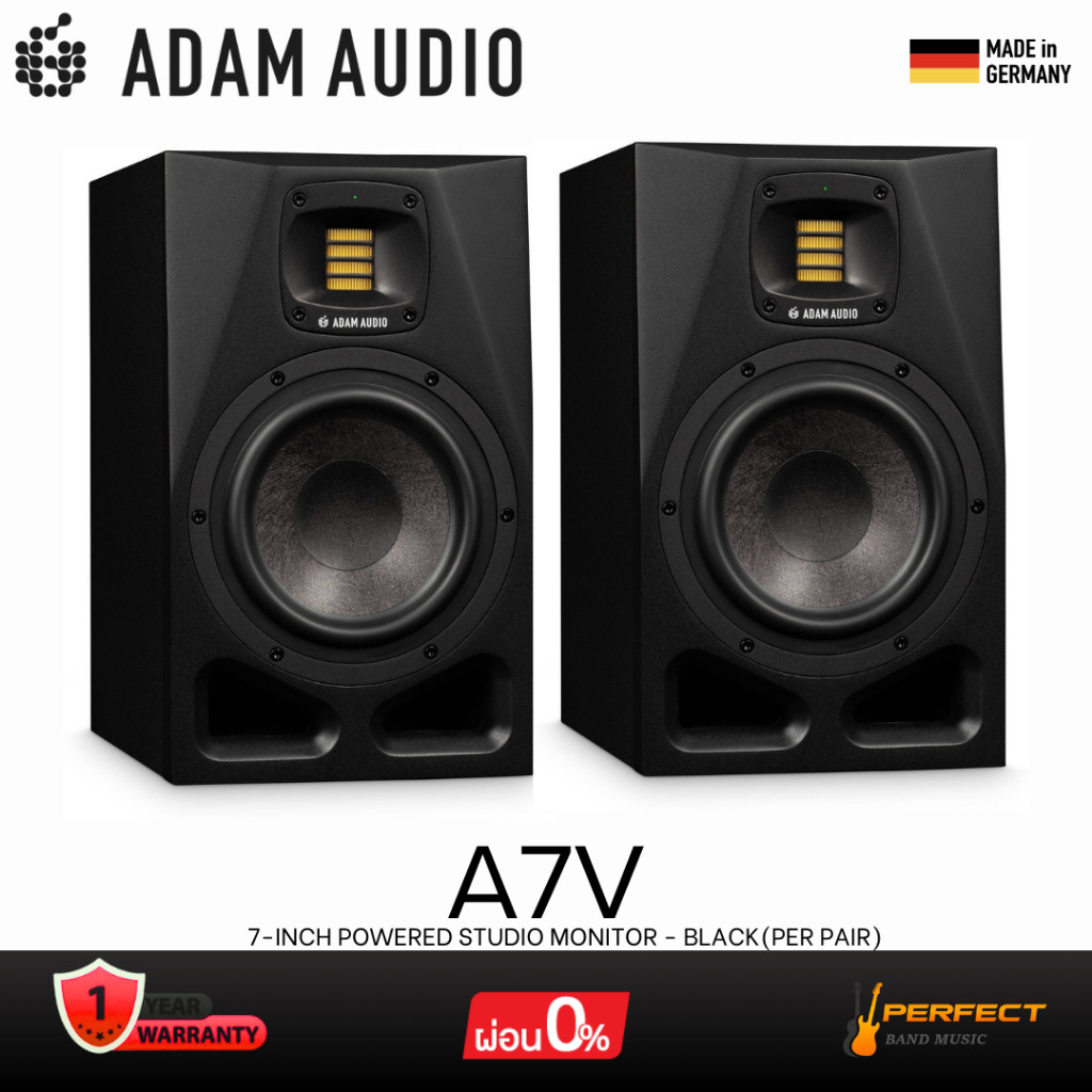 ลำโพงมอนิเตอร์ ADAM Audio A7V 7-inch Powered Studio Monitor - Black (Per Pair) * กรุณาสอบถามก่อนสั่งซื้อ *