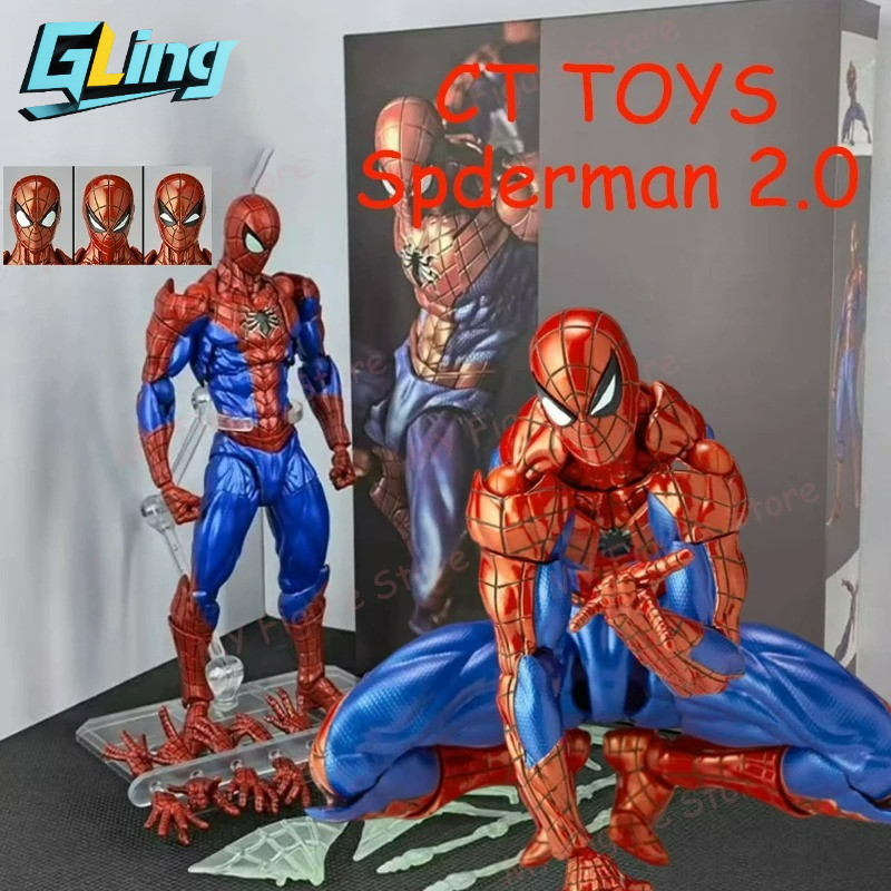 ใหม่ CT Toys Amazing Yamaguchi Spiderman 2.0 Action Figure – The Agent Spiderman Kid Toy Collection Gift