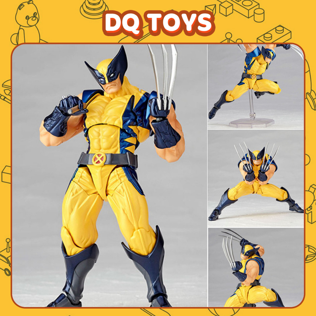 [ รุ่นใหม่ 2025 ] JOINT MODEL Wolverine SHF Deadpool Venom Canage Marvel Revoltech Spiderman Spiderman 04A