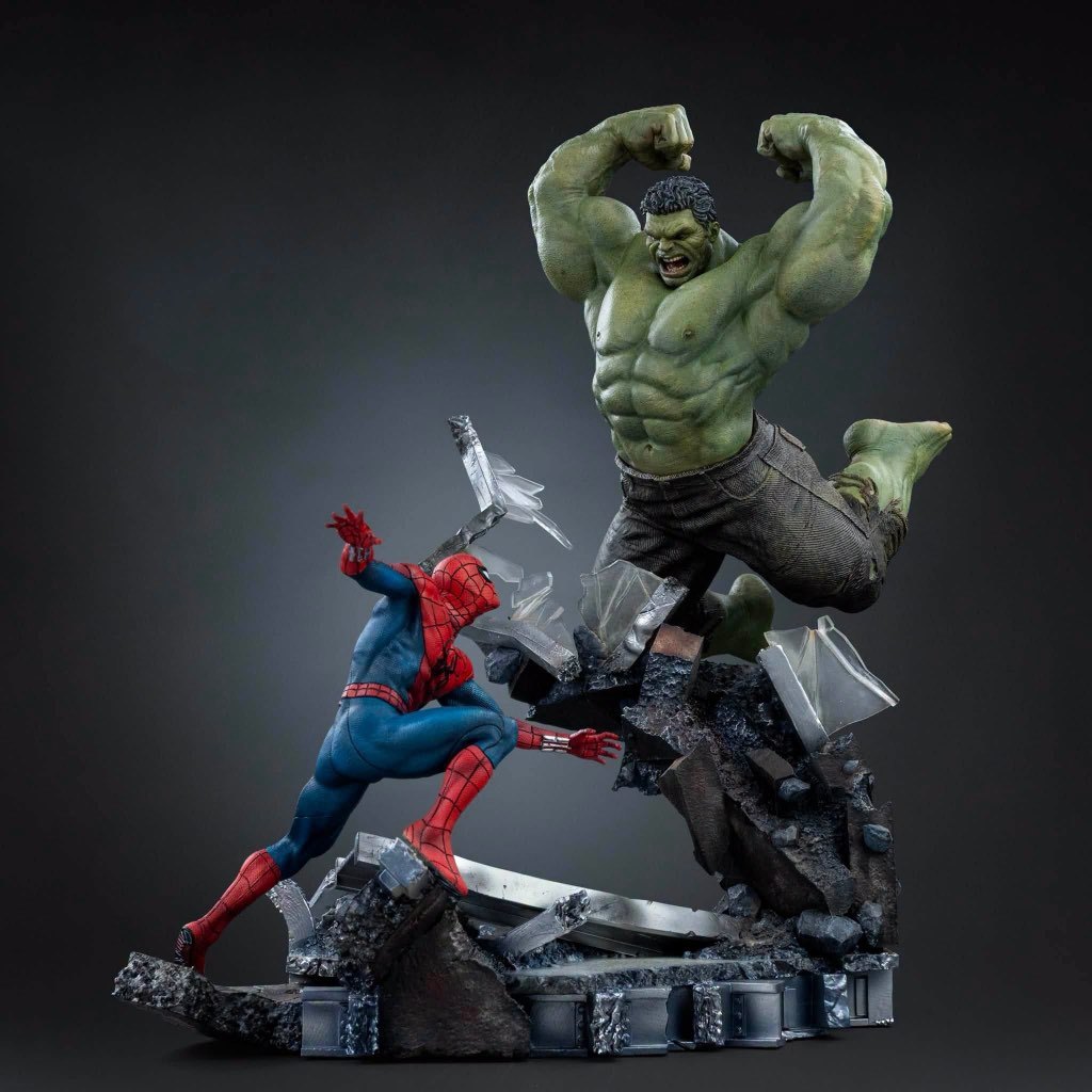 พรีออเดอร์ Iron Studios Spiderman VS Hulk Art Scale 1/10 (Spiderman: Brand New Day)