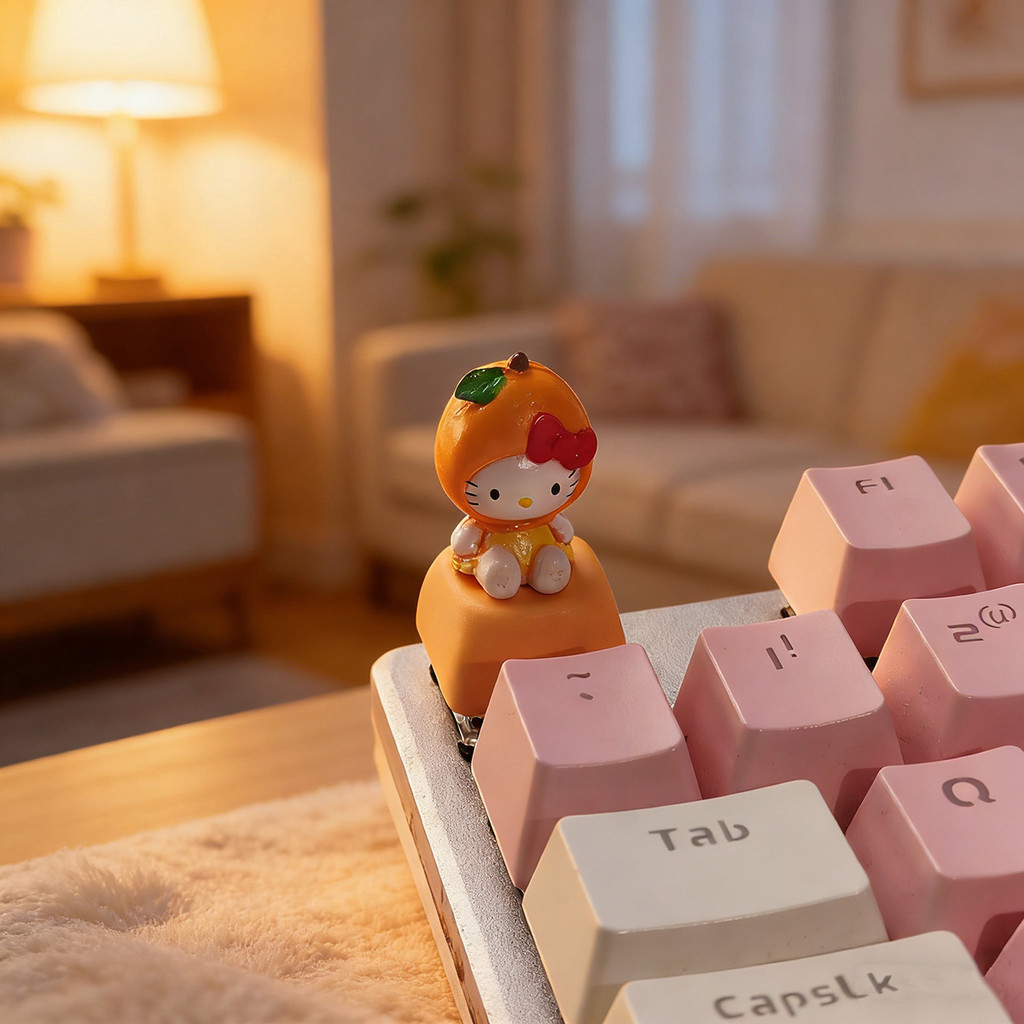 Sanrio คอลเลกชันคีย์แคป Artisan Kawaii Hand‑Crafted DIY ปรับแต่งน่ารัก ตกแต่งเปลี่ยนปุ่ม สำหรับคีย์บอร์ดกลไก ตกแต่งโต๊ะน่ารัก และของขวัญงานฝีมือ DIY