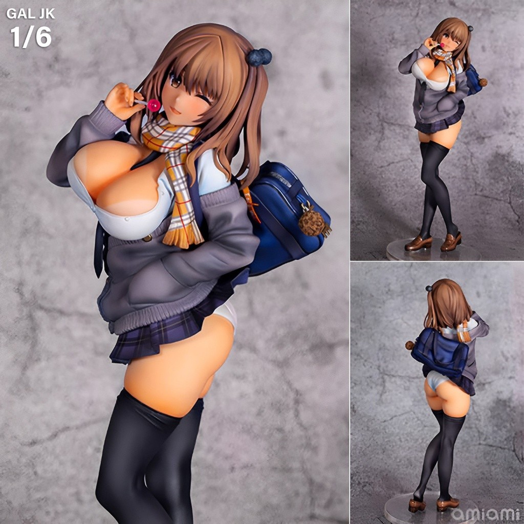 ฟิกเกอร์ SkyTube illustration by Mataro Gal JK เกล เจเค  ชุดนักเรียน สกายทูป High School Uniform Hentai โมเดล boonsiri
