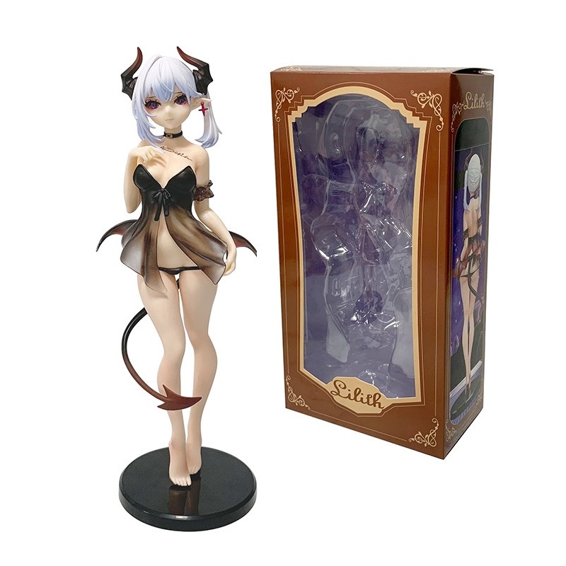 27 ซม.Hentai Animester ปีศาจน้อย Lilith อะนิเมะสาวรูป Insight Yulis Action Figure ตุ๊กตาของเล่นตุ๊กตา PVC กล่อง