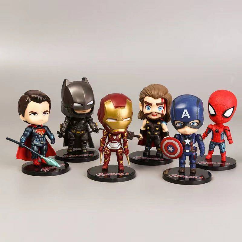 Avengers Garage Kits Ornaments Spiderman Iron Man Doll Avengers Garage Kits Ornaments Spiderman Iron Man Doll LkYE