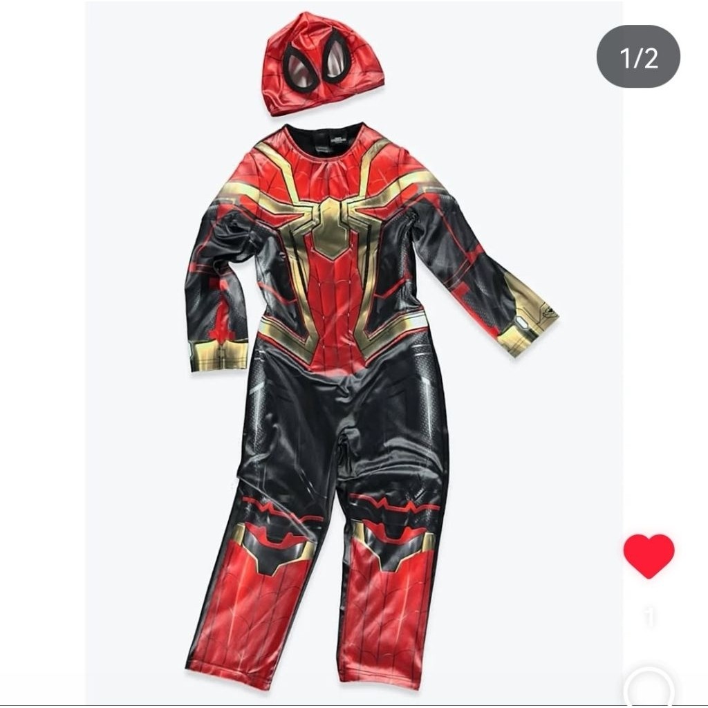 ชุดคอสตูม สไปเดอร์แมน Spiderman จาก อังกฤษKids Marvel Spiderman Fancy Dress Costume