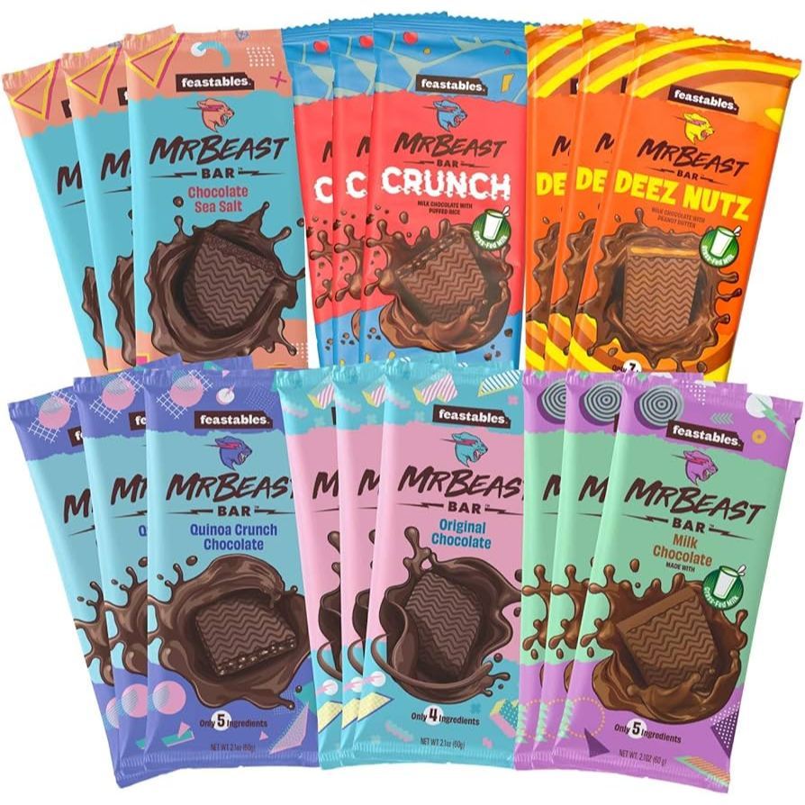 MrBeast Chocolate Feastables 60g (ORIGINAL DESIGN)