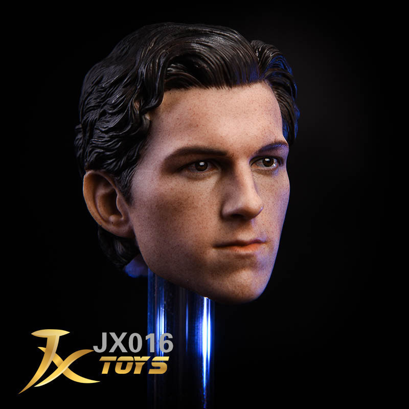 [ข้อเสนอพิเศษ] พร้อมสต็อก JXtoys 1/6 Soldierman Spiderman Bug Head Sculpture Avengers Spiderman Head Sculpture