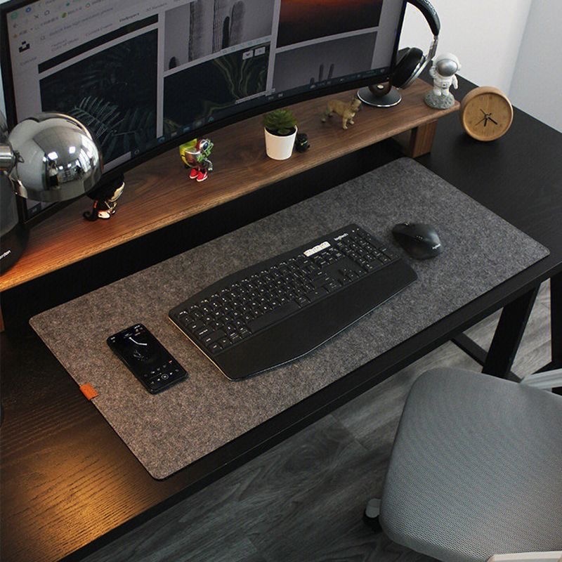 แผ่นรองเมาส์สักหลาด ขนาดใหญ่ มีความหนา กันลื่น หนา 3 MM ตัวเลือกขนาดต่างๆ Gaming Mouse Pad