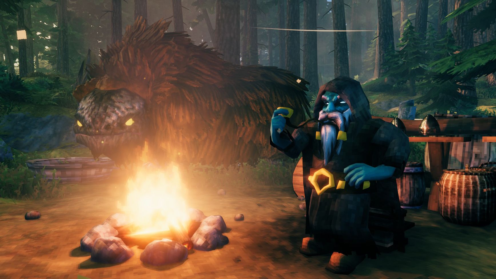 วิธีเพิ่มช่อง inventory ใน Valheim: เจอ Haldor แล้วซื้อ upgrade
