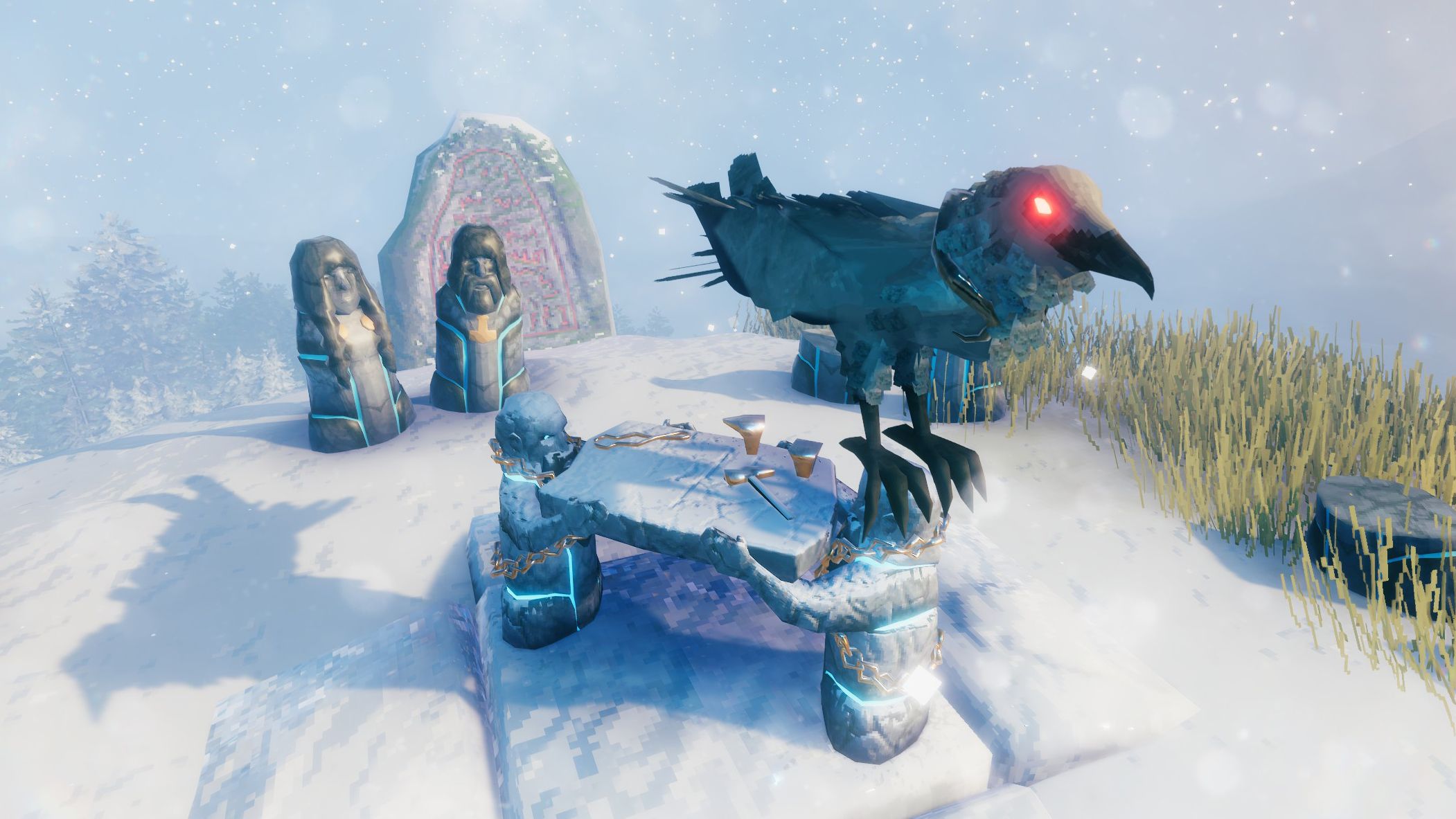 วิธีใช้ Battle Idol และ Protection Idol ใน Valheim ที่ Forge of Potential