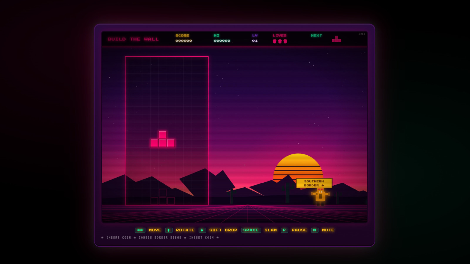 The Tetris Company ปฏิเสธเกี่ยวข้องเกม 'Build the Wall' บนเว็บไซต์ White House