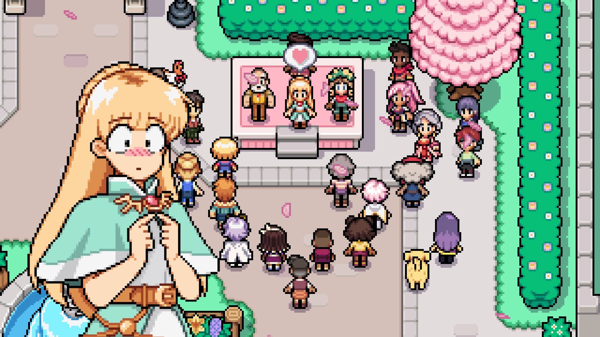 รีวิว Fields of Mistria — farm sim โทน '90s anime ที่บทพูดทำให้เมืองมีชีวิต