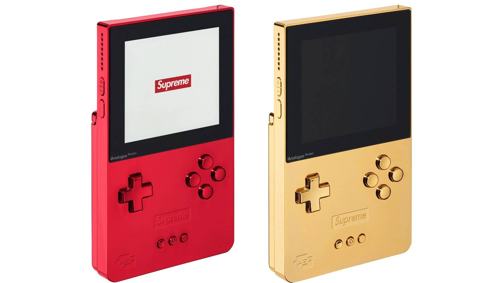 Supreme เปิดตัว Analogue Pocket สีแดงและชุบทอง 24K รุ่นพิเศษ