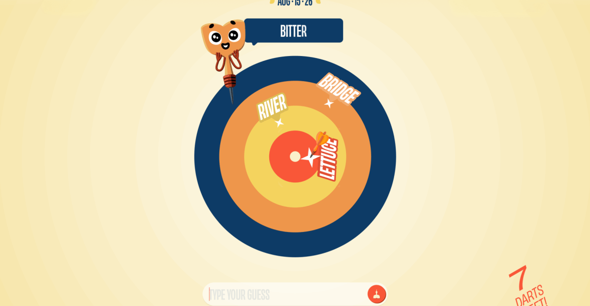 Dartwords: เกมคำรายวันจาก The Game Band ที่มีตัวช่วยแบบ Clippy