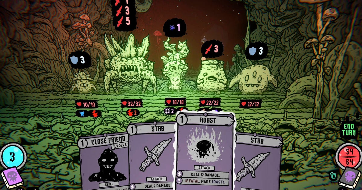Shroom and Gloom ลง early access — roguelike double deckbuilder สองเด็ค