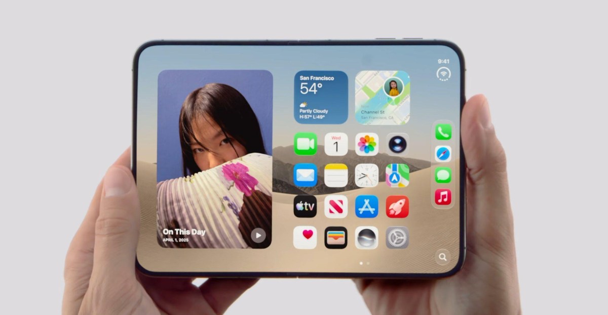 Apple เปิดตัว iPhone Duo สมาร์ทโฟนพับได้ พร้อมจอ 7.6-inch
