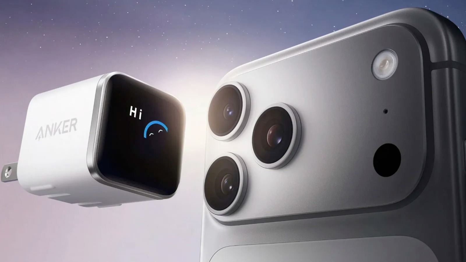 Anker ใส่ 'smart display' ให้ที่ชาร์จผนัง แสดงสถานะครบ ทั้งอุณหภูมิและวัตต์ พร้อมมาสคอตน่ารัก