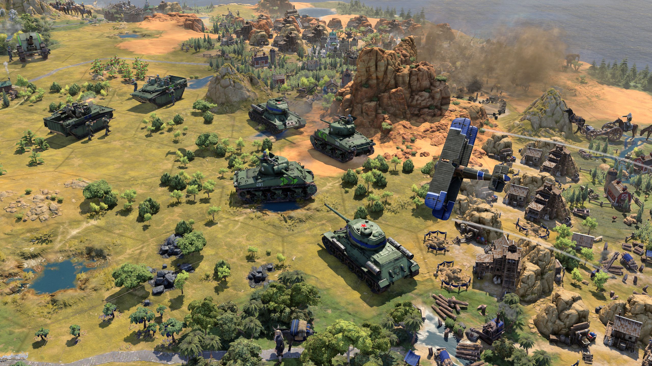 Civilization 7 จะเข้าสู่ยุคปรมาณูในปี 2027 กับ update ฟรี Arc of Tomorrow ขยายไทม์ไลน์ถึง 2050