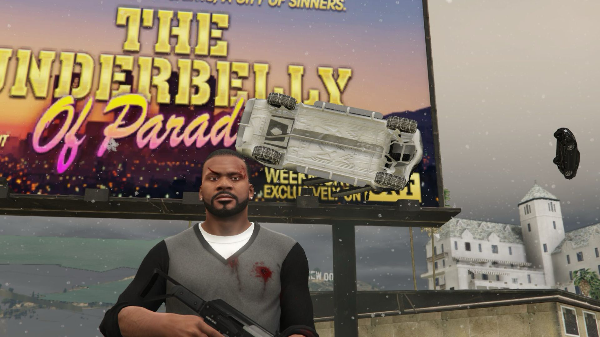 GTA 5 ถูกม็อดให้มีหิมะแบบ Los Angeles ด้วย WinterV Beta